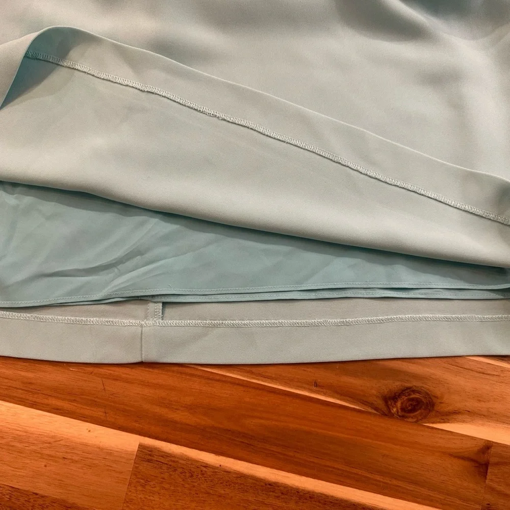 Sail to Sable| Ruffle Sleeve Turquoise Dress| Size 14 - Picture 9 of 9